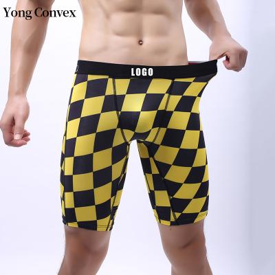 China 2022 Men's Casual Sports Underwear Men's Fitness Breathable Pants Customized Printing Men's Underwear 5 Points Sports Underwear for sale