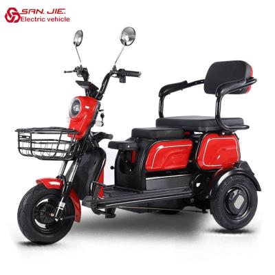 China SANJIE Golf Course Or Rent Electric Tricycle With Passenger Seat 3 Wheel Electric Bike Adult Electric Tricycle for sale