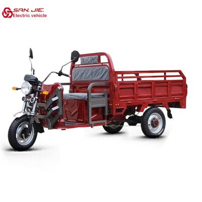 China Factory direct sales of power car cargo grow site engineering vehicle 60V1200W heavy electric cargo tricycle tricycle for sale