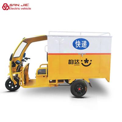 China Sanjie production of water delivery package delivery electric tricycle cargo for sale