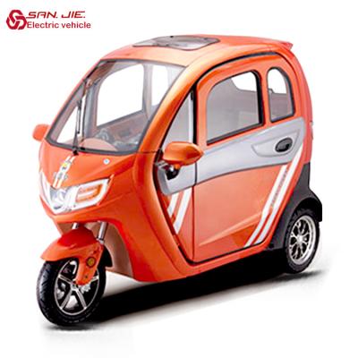 China Wholesale 60V1200W Passenger Fully Enclosed Electric Tricycle Pick Up Kids Mobility Scooter New Energy Electric Vehicles LED DC Motor for sale