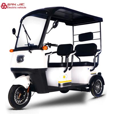 China SANJIE Passenger Electric For Passenger Electric Cargo Tricycle For Adult With Roof Electric Tricycle Motorcycle 3 Wheel 48V Open 25km/h for sale