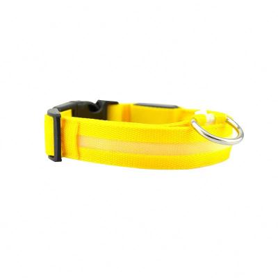 China Modern wholesale waterproof warning light collar anti-collision dog led glowing luminous flash collar for sale