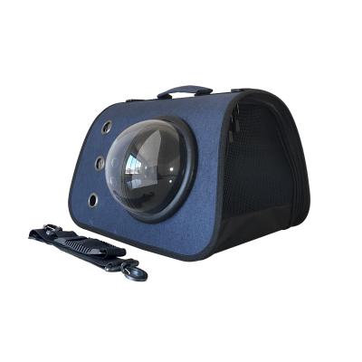 China Portable Breathable Space Capsule Pet Bag Carrier Durable Transparent Dog Backpack for sale