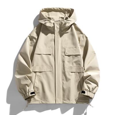 China Water Resistant Large Size Jacket Spring and Autumn Outdoor Waterproof Jacket for sale