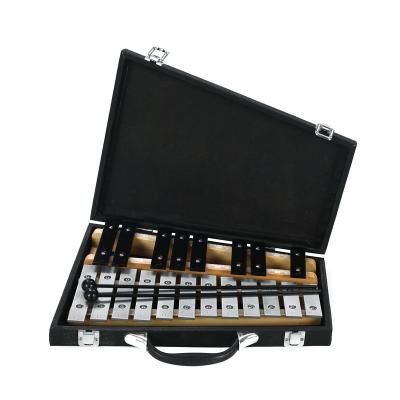 China Durable Chinese Online Percussion Glockenspiel Percussion Musical Wholesale Site 20-Key Metallophone for sale