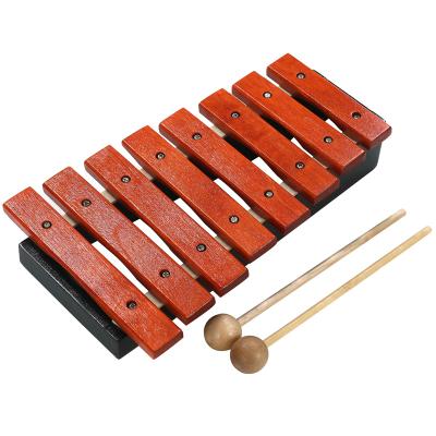 China 1 Year Old Baby Toy 8 Keys Clips Xylophone Wooden Professional First Product Xylophone Glockenspiel Durable Fast Selling Education Small for sale