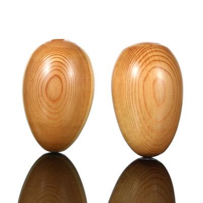 China Wholesale Wooden Product Cheap Christmas Musical Instruments Professional Egg Shakers for sale