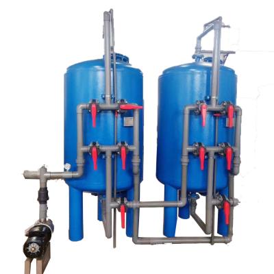 China Automatic Carbon Steel Quartz Sand Filter Activated Carbon Manganese Shallow Sand for sale