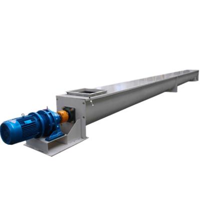 China Industrial Shaftless Sludge Screw Conveyor Feeding Machine SS304 U Groove for sale