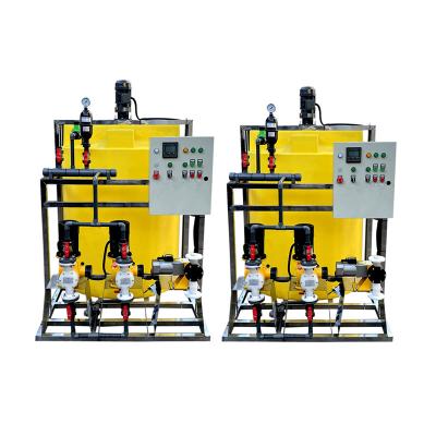 China 300L/H Coagulant Full Automatic Dosing Machine PAM Dosing System Corrosion Proof for sale