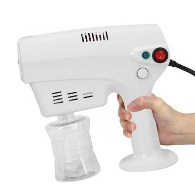 China Electric Paint Spray Gun with Size Pressure Hot Sale 1200W Electric Nano Mist Spray Gun Sanitizer Smoke Machine Bluelight Disinfection Mist Lacquer Gun for Room car for sale