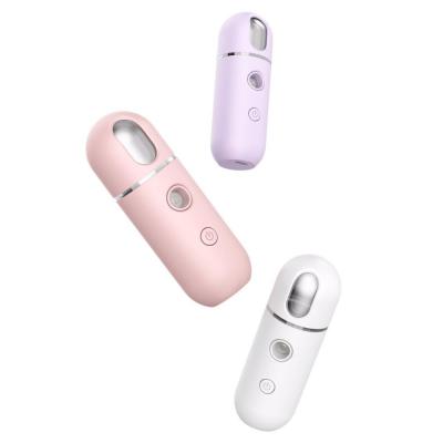 China Hotel Steamer Portable Nano Facial Sprayer USB Rechargeable Handheld Nano Mist Sprayer for sale