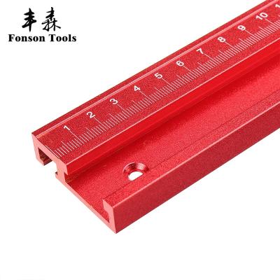 China Aluminum Alloy 100-1220mm Guide Rail Woodworking DIY Accessories 45 Type Push Down Chute Woodworking Workbench Modification for sale