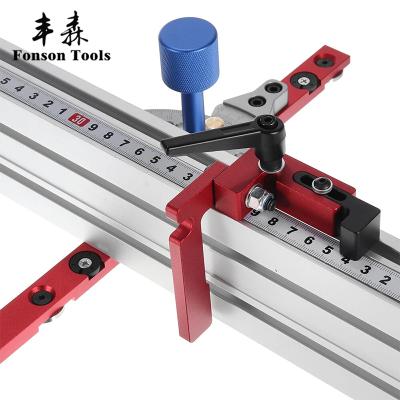 China Diy Woodworking Handy Simple Router Simple Tools Router General Miter Measuring Slider Rules Metal Fence Push Table Saw Handle-A for sale