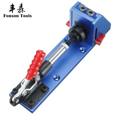 China Oblique Pocket Hole Jig Hole Punch Marker Setting Low Oblique Hole Fixing Clip for sale