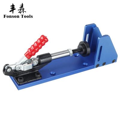 China Carpentry Tool Pocket Hole Jig Oblique Marker Hole Fixing Punch Clip for sale