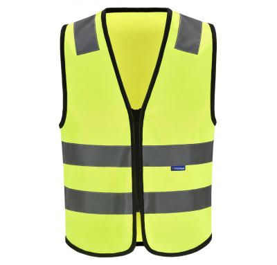 China Hi Force High Visibility AYKRM Fluorescent Pink Reflective Workwear Hi Viz Safety Vest With Pockets And Zipper Customized Traffic Logo for sale