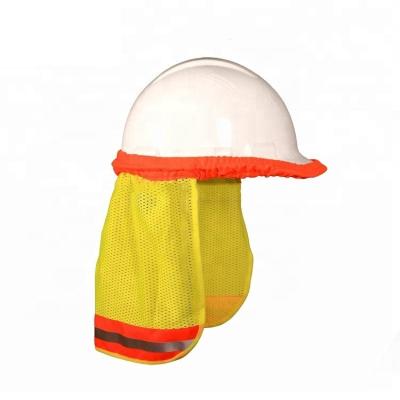 China Road Safety Workplace Safety Chinese Manufacturer Hard Hat Reflective Brim With Neck Fin Baseball Cap for sale