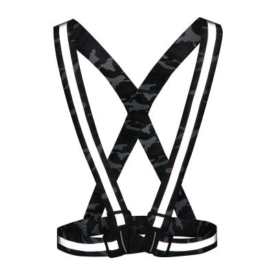 China Custom Reflective Safety Belt Workplace Traffic Safety Hi Vis Security Reflective Vest Wholesale for sale