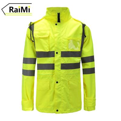 China Traffic Safety Workplace Safety Personality Size Work Wear Jacket Protective Customized Reflective Jacket for sale