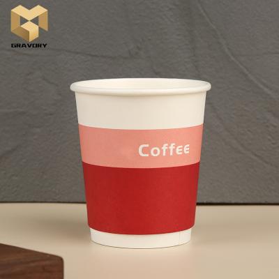 China Cheap Customized Design China Double Wall Paper Cup Disposable Paper Cups Coffee Cardboard Cup for sale