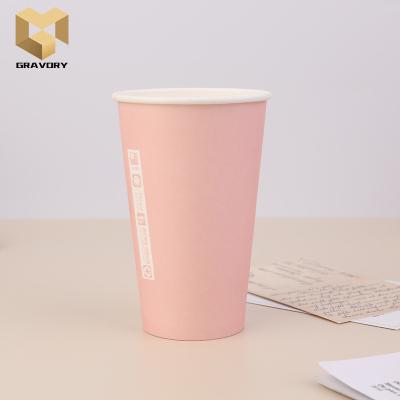 China Factory Price Disposable Rose Paper Cups For Espresso Coffee Customize Paper Cups Hot Drinks for sale