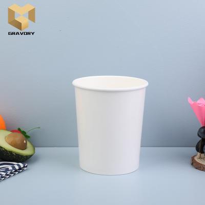 China Recyclable Hot White Disposable Soup Cup Custom Paper Bowl For Sale for sale