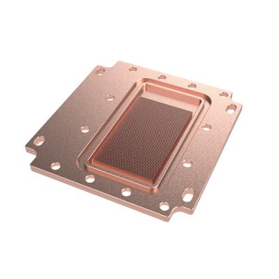 China C1100 Machining Copper Fin Skiving Radiator For Water Cooling for sale