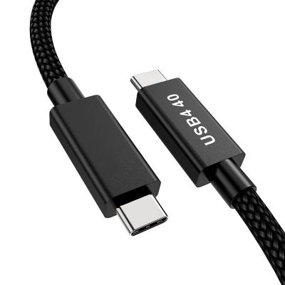 China Hot Selling MP3/MP4 Player USB C 4.0 Cable If Certified Thunderbolt Cable 4.0 USB Fast Chargig Cable For External SSD for sale