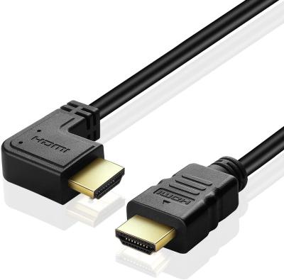 China Wholesale COMPUTER FARSINCE gold plated right to left 0.5m 2 upward angled hdmi cable to mtr 4K 3D for sale