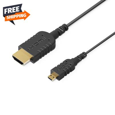 China FARSINCE COMPUTER hdmi cable 40AWG soft cable and thinnest hdmi coax ultra thin thin flexible 2.5mm OD 4K@60hz for sale