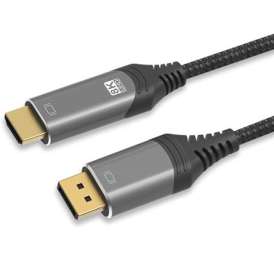 China COMPUTER FARSINCE Displayport 1.4 to hdmi 2.1 adapter 8k cable 2m DP 1.4 male to HDMI 2.1 male cable for sale