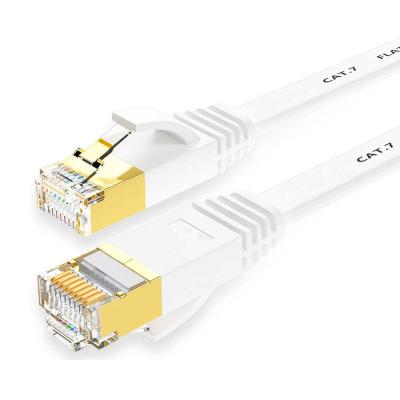 China Farsince Cat 8 Flat Cord Lan Cable Cat8 Twisted Pair Ethernet Patch Flat Cables FS17110F for sale