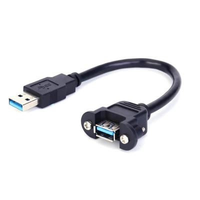 China Brand New FARSINCE COMPUTER Wall 3.0 USB Panel Mount Cable With Female USB 3.0 Extension Cable High Quality for sale