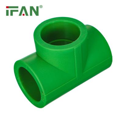 China Full Size PPR Female Threaded Elbow 20-110mm PPR Pipe Fittings for hot water Supply PPR TEE for sale