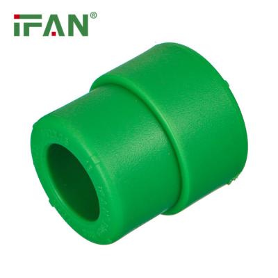 China IFAN Plus Factory Supplier Green Reduce Socket PPR Connector Water Pipe Fittings Welding PPR Fittings zu verkaufen