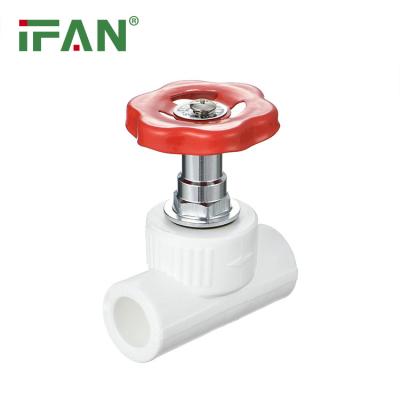 China IFAN Wholesale High Quality Ppr Fittings Plastic Quick Gate Valve Ppr Cock PPR Stop Valve zu verkaufen