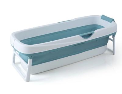 China Foldable bathtub for adults - foldable bathtub for bathrooms - mobile sitz bath - Also suitable for children - blue for sale