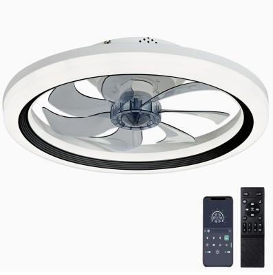 China Amazon best-selling living room LED fan light, bedroom smart remote control 110V dining room ceiling fan light for sale