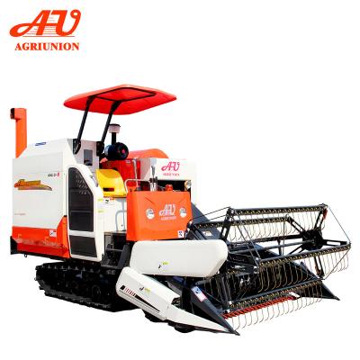 China Full Feeding Combine Rice Crawler Type Harvester for sale