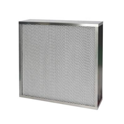 China Galvanized Iron Pharmaceutical Stainless Steel Filter Shape Traditional HEPA Separator Filter for sale