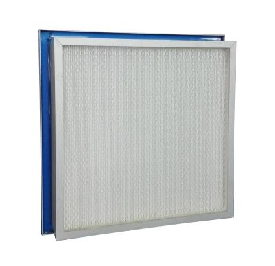 China Pharmaceutical Customized High Efficiency HEPA Filter With Aluminum Frame for sale