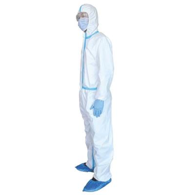 China Best Selling Disposable Low Price Breathable Microporous Coverall Suit for sale