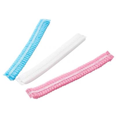 China Best Competitive Price Goods Disposable Crowd Selling Elastic Colorful Nonwoven Cap for sale