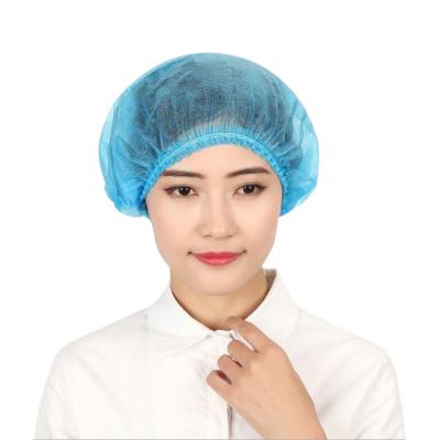 China Factory Hot Selling Products Disposable Food Grade Non Woven Hair Crowd Dustproof Cap for sale