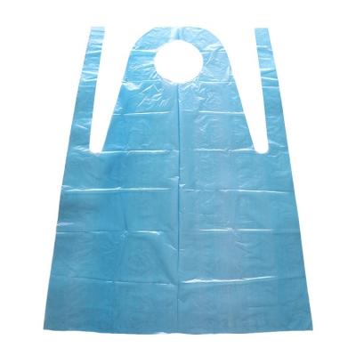 China Competitive price disposable kitchen pe apron waterproof pe cleaning apron for sale