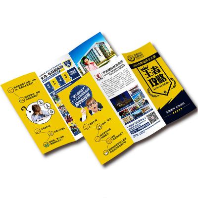 China paper & Full Color Cardboard Booklet Catalog Leaflet Printing With Gloss Finish Service Custom Size for sale