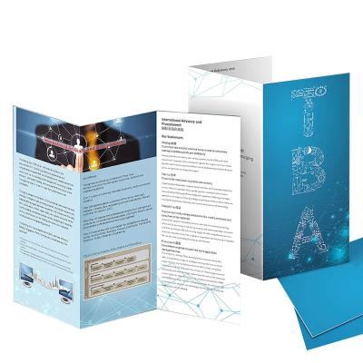 China paper & Cheap Cardboard Booklet Brochures Tract Printing Folded Flyer Printing Service for sale