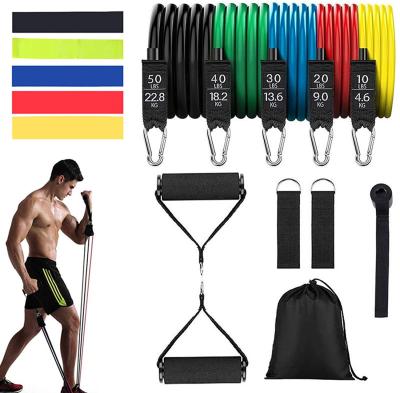 China Body Workout Hot Sale Low Price Custom Logo Color For Home Fitness Resistance Exercise Bands Sport Fitness for sale